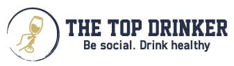 logo The Top Drinker con el eslogan en ingles: Be social. Drink healthy