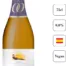 Botella de vino espumoso sin alcohol Disfrutand0,0 Espumoso Blanco (Verdejo)