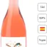 Botella de vino rosado sin alcohol Disfrutand0,0 Rosado (Tempranillo y Syrah)